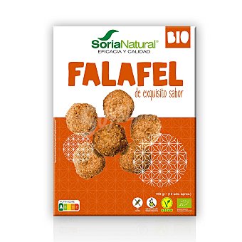 Soria Natural Bio falafel ecológicos y sin gluten Envase 190 g